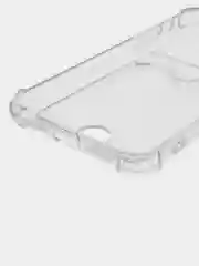Прозрачный чехол для iPhone (Айфон) 11, 12, 13, 14, XR, 7, 8, Plus, Pro Max, с картхолдером, силиконовый