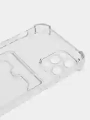 Прозрачный чехол для iPhone (Айфон) 11, 12, 13, 14, XR, 7, 8, Plus, Pro Max, с картхолдером, силиконовый