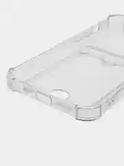 Прозрачный чехол для iPhone (Айфон) 11, 12, 13, 14, XR, 7, 8, Plus, Pro Max, с картхолдером, силиконовый