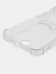 Прозрачный чехол для iPhone (Айфон) 11, 12, 13, 14, XR, 7, 8, Plus, Pro Max, с картхолдером, силиконовый