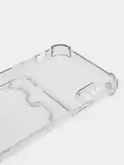 Прозрачный чехол для iPhone (Айфон) 11, 12, 13, 14, XR, 7, 8, Plus, Pro Max, с картхолдером, силиконовый