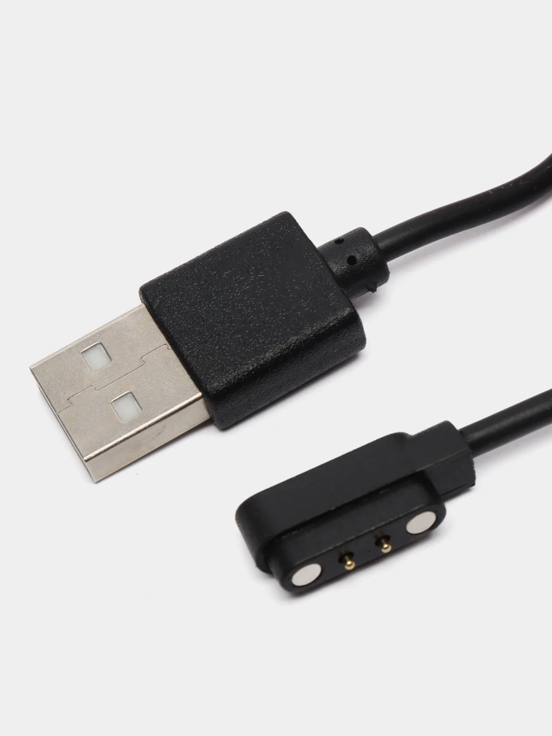Черный кабель зарядки для смарт часов 2 pin 3,5 мм