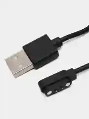 Черный кабель зарядки для смарт часов 2 pin 3,5 мм