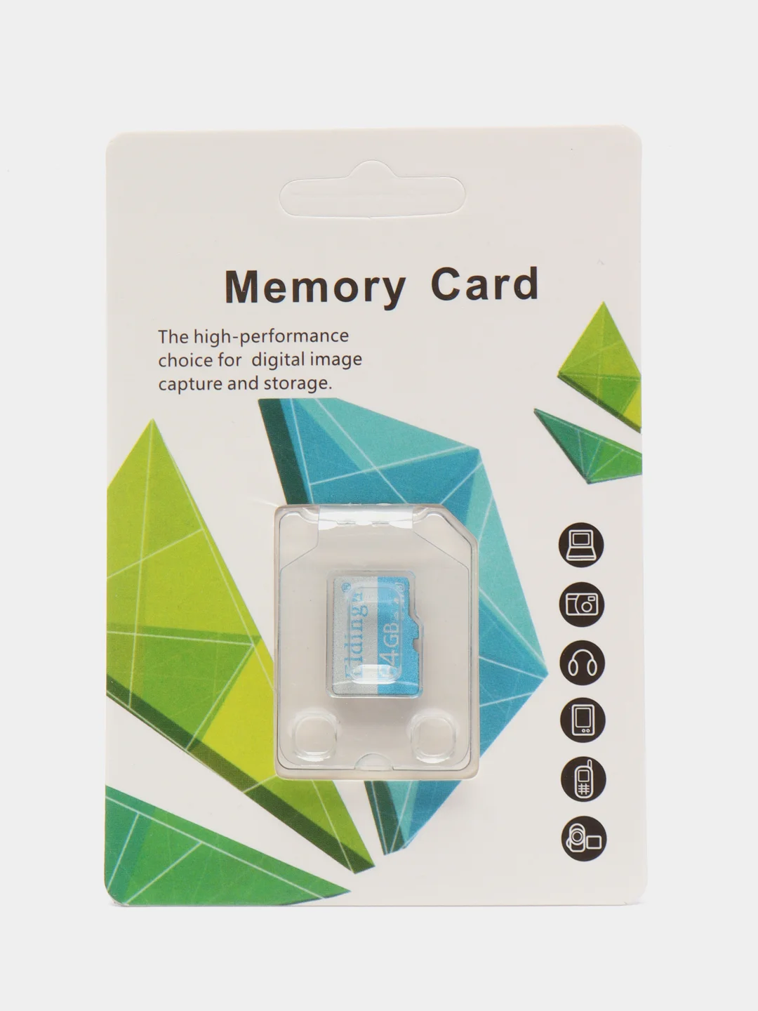 Черный карта памяти micro SD, 64 GB