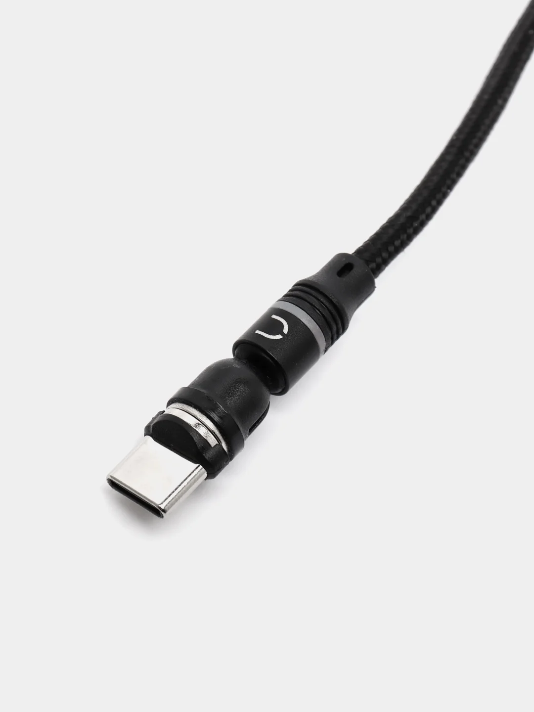 Пурпурный кабель Charget NL circle backlight Quick charge 3.0 поворотный