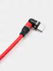 Красный кабель Charget NL circle backlight Quick charge 3.0 поворотный