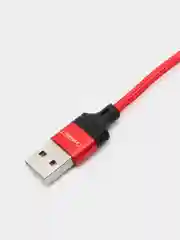Красный кабель Charget NL circle backlight Quick charge 3.0 поворотный