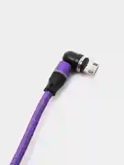 Пурпурный кабель Charget NL circle backlight Quick charge 3.0 поворотный