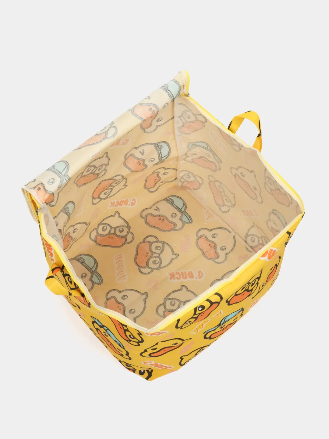 Лимонный корзина для хранения игрушек