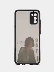 Черный чехол Игра в Кальмара для Samsung Galaxy A02s (A025)