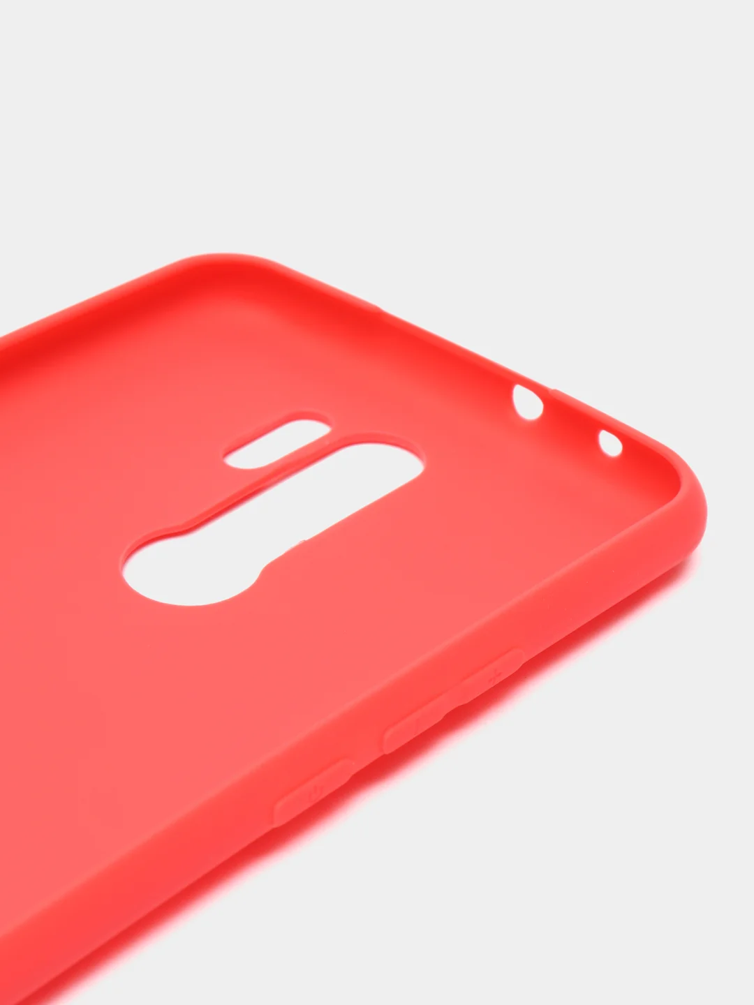 Красный чехол для Xiaomi Redmi 9, матовый, однотонный