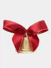 Бордовый колокольчик с бантом, на выпускной