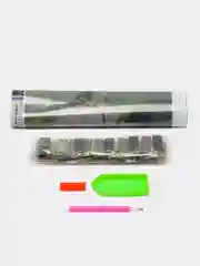 Алый мозаика алмазная, без подрамника, 30 х 40 см