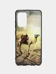 Желтый чехол для Samsung Galaxy A52 (A525), с рисунком, глянцевый