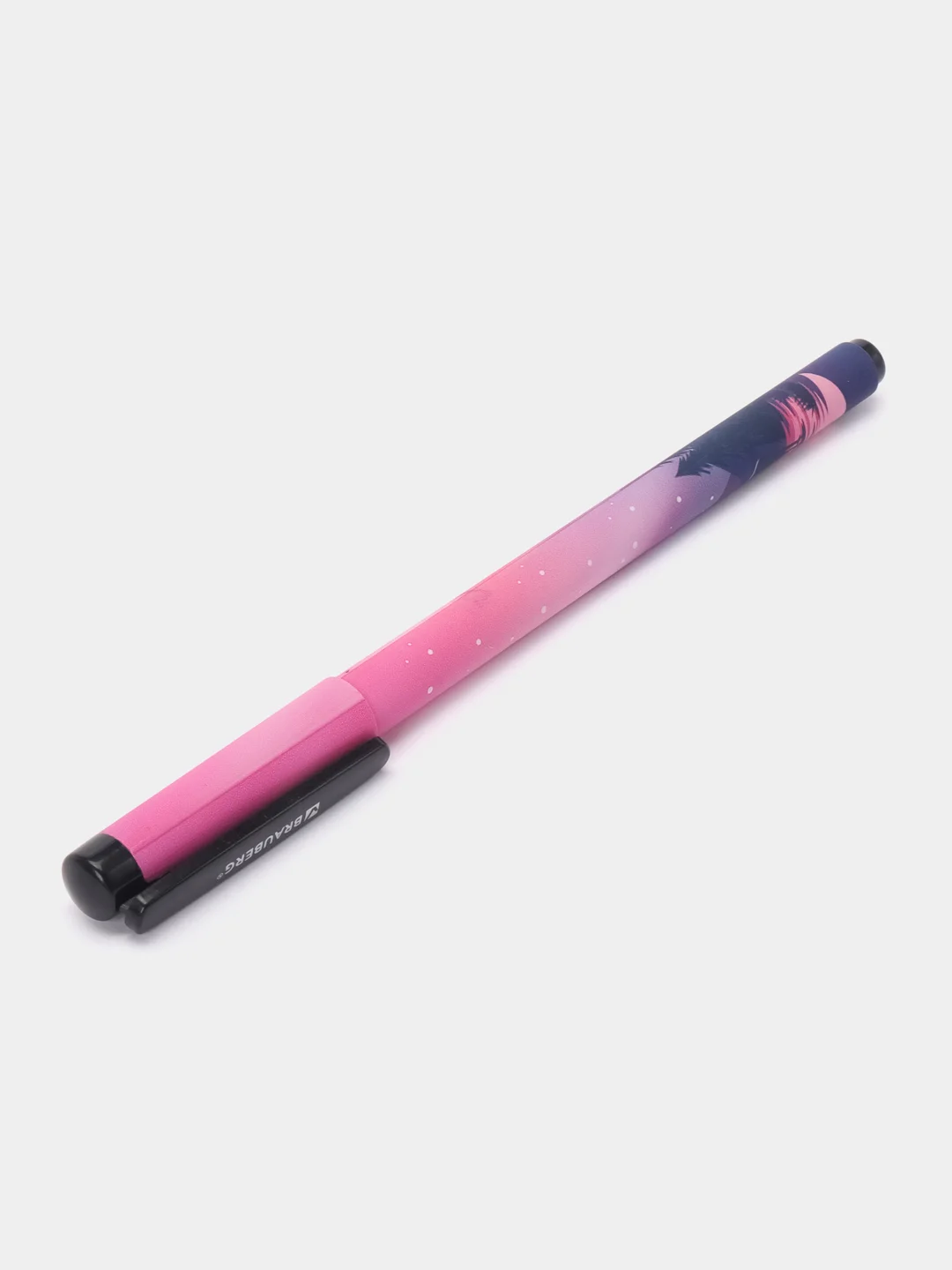 Ручка шариковая Brauberg Soft Touch Grip Stars, Синяя, мягкое покрытие, узел 0,7 мм 143715