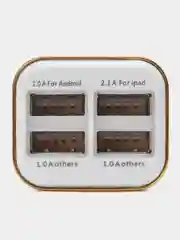 Автомобильное зарядное устройство для сотового телефона, с 4 USB
