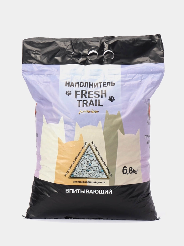 Fresh Trail Premium (ФРЕШ) (6,8 кг/13,6 л) наполнитель впитывающий для кошачьего туалета
