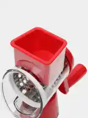 Красный терка-овощерезка SA-VS02R-3 красная, 3 насадки