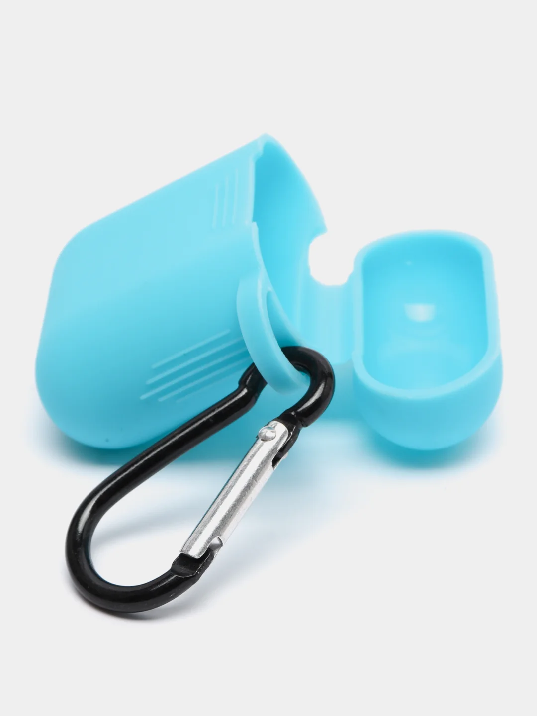 Голубой силиконовый чехол AA для наушников Apple Airpods 1/2