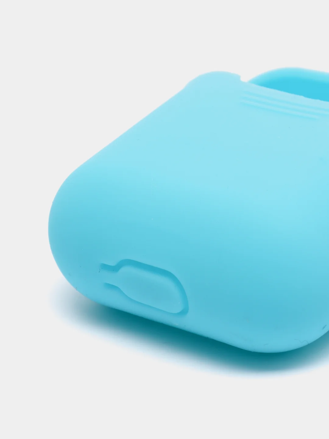 Голубой силиконовый чехол AA для наушников Apple Airpods 1/2