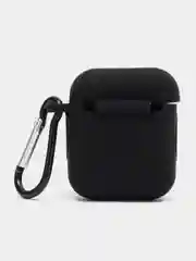Черный силиконовый чехол AA для наушников Apple Airpods 1/2