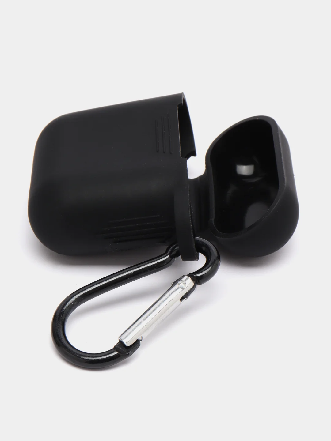 Черный силиконовый чехол AA для наушников Apple Airpods 1/2