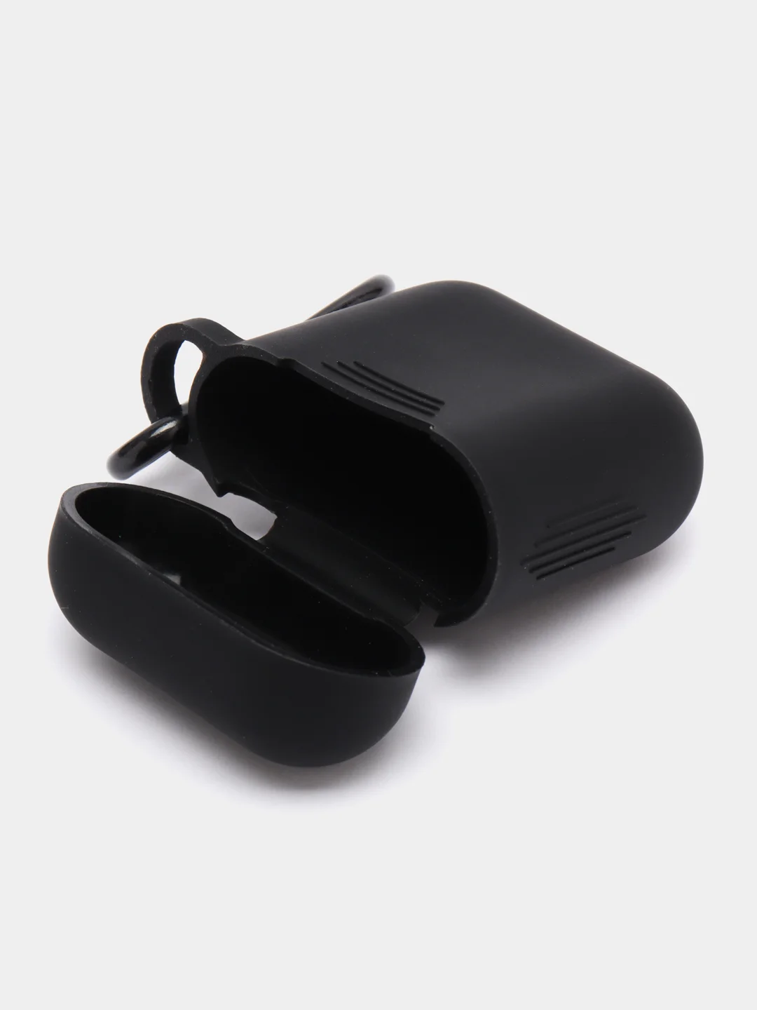 Черный силиконовый чехол AA для наушников Apple Airpods 1/2