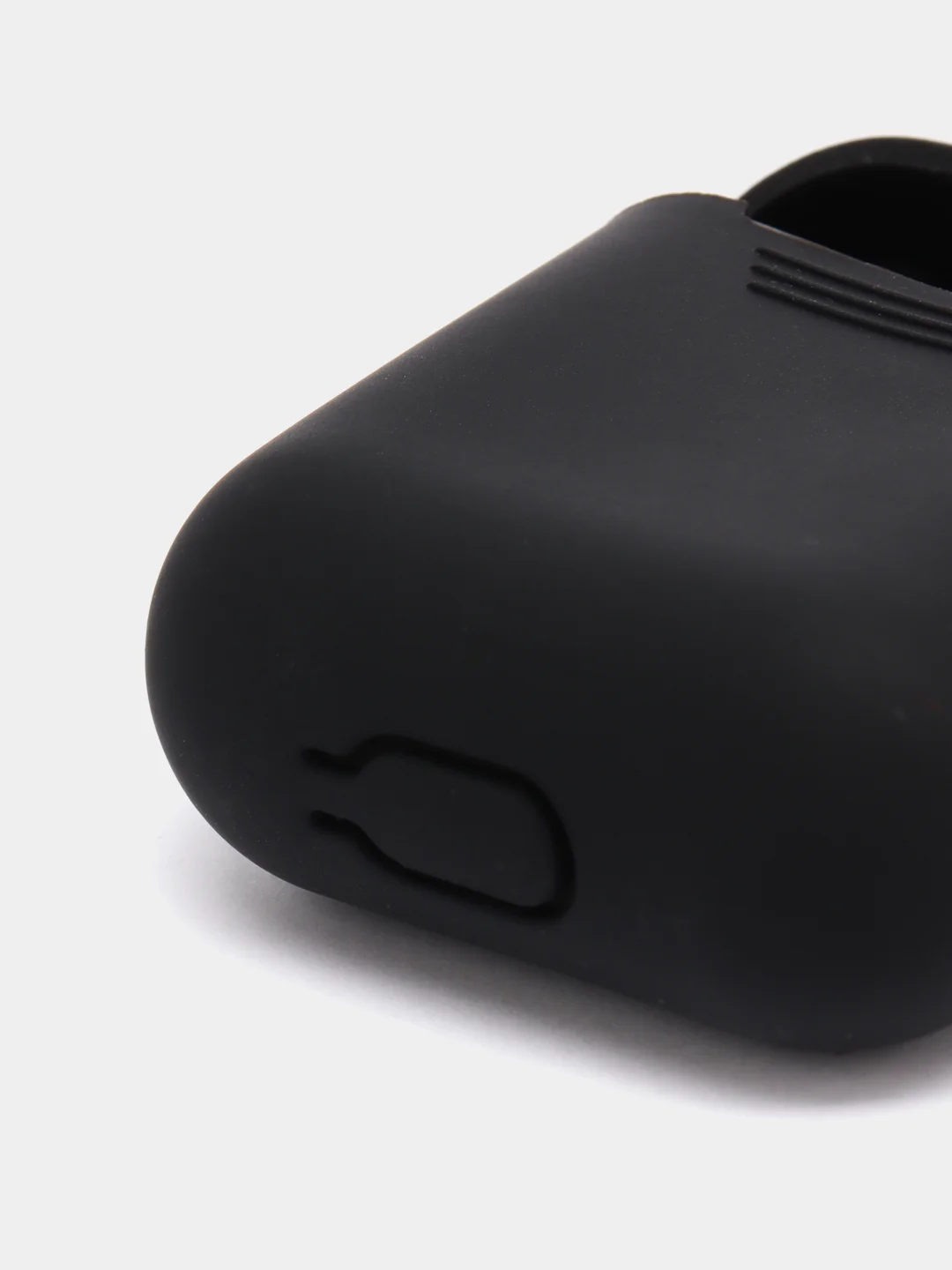 Черный силиконовый чехол AA для наушников Apple Airpods 1/2