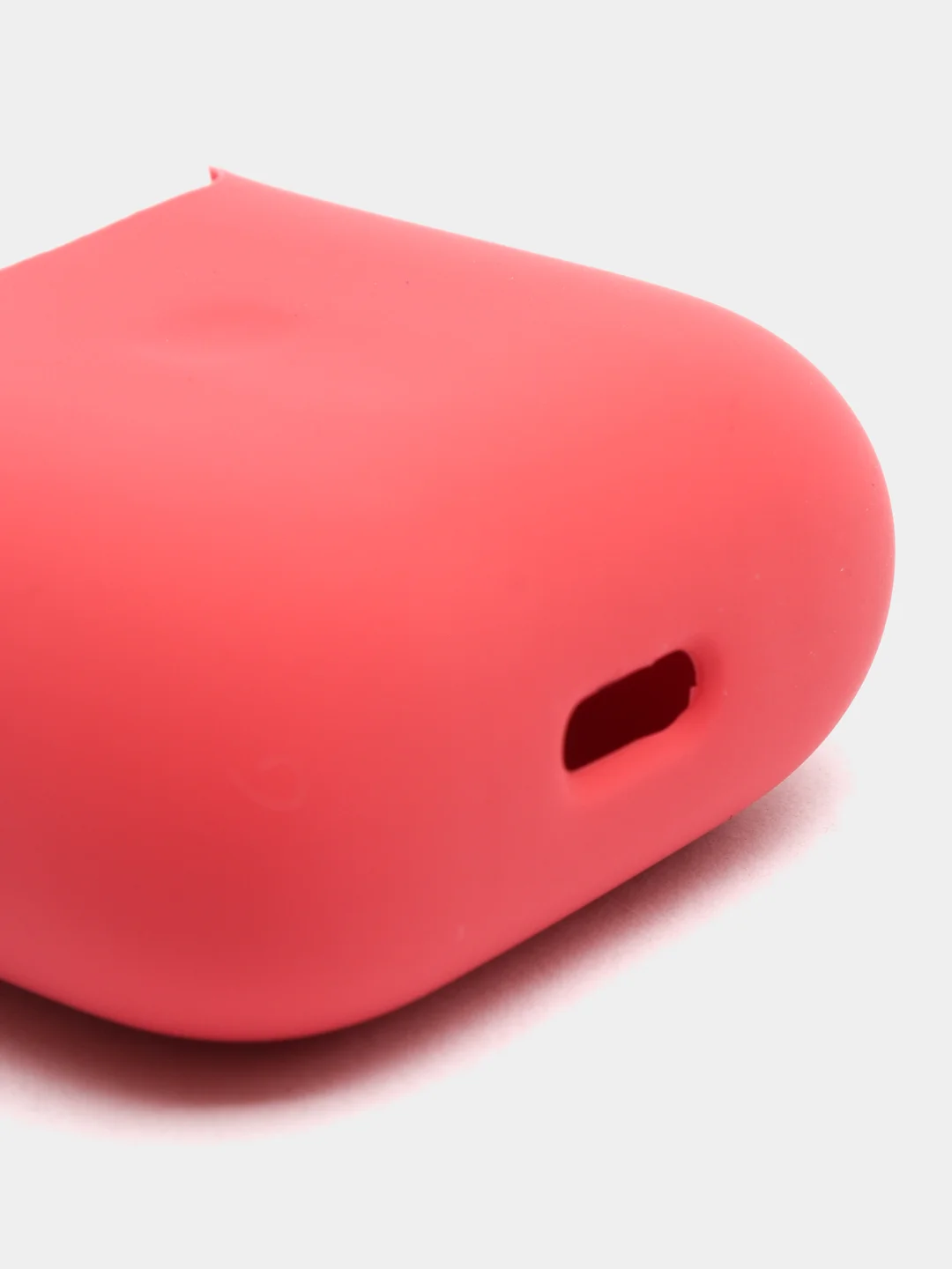 Багровый силиконовый чехол AA для наушников Apple Airpods 1/2