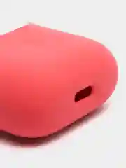 Багровый силиконовый чехол AA для наушников Apple Airpods 1/2