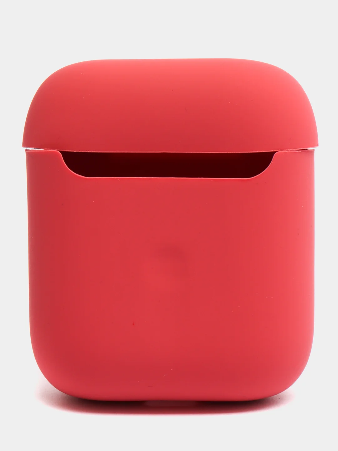 Багровый силиконовый чехол AA для наушников Apple Airpods 1/2