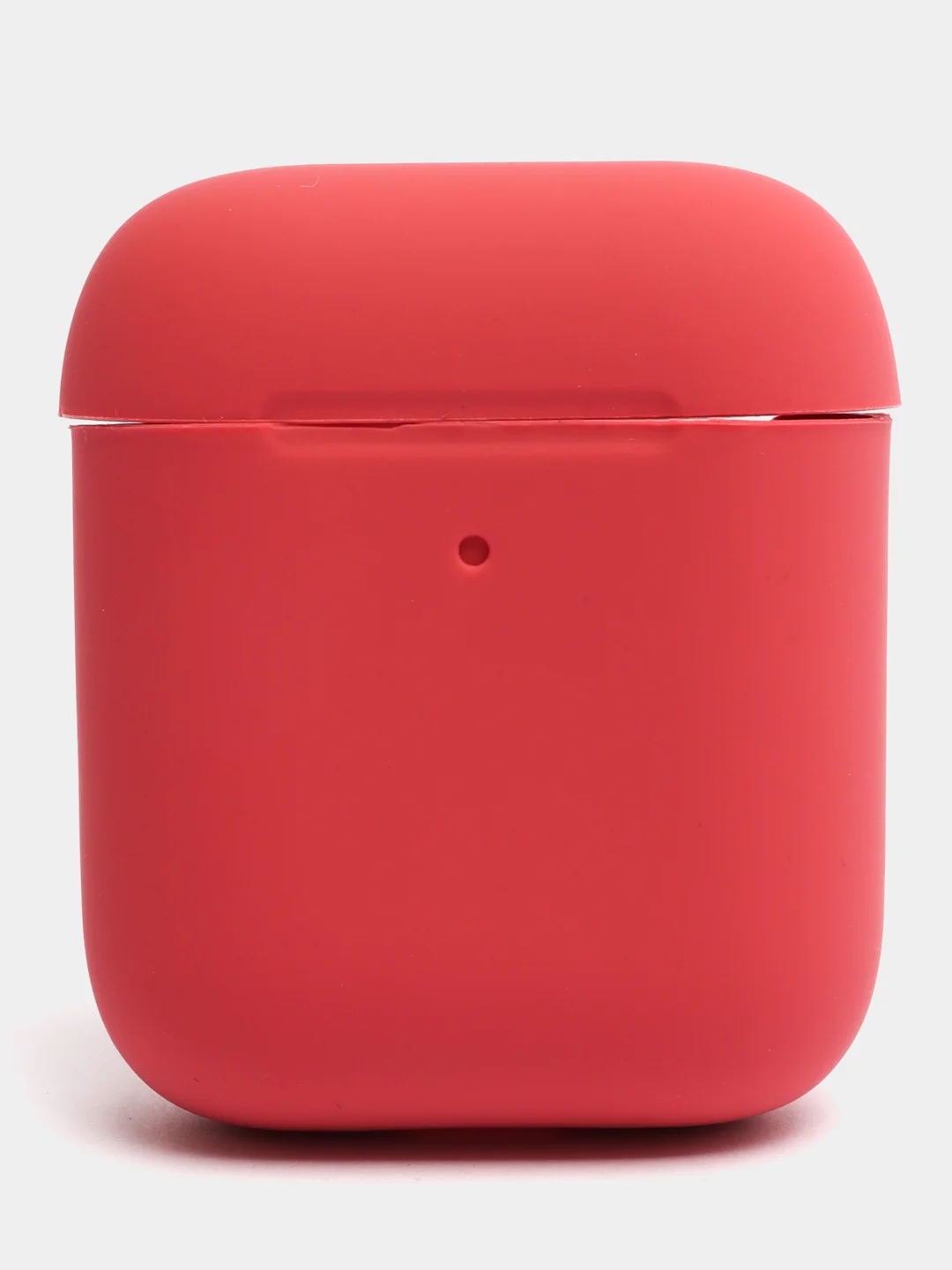 Багровый силиконовый чехол AA для наушников Apple Airpods 1/2