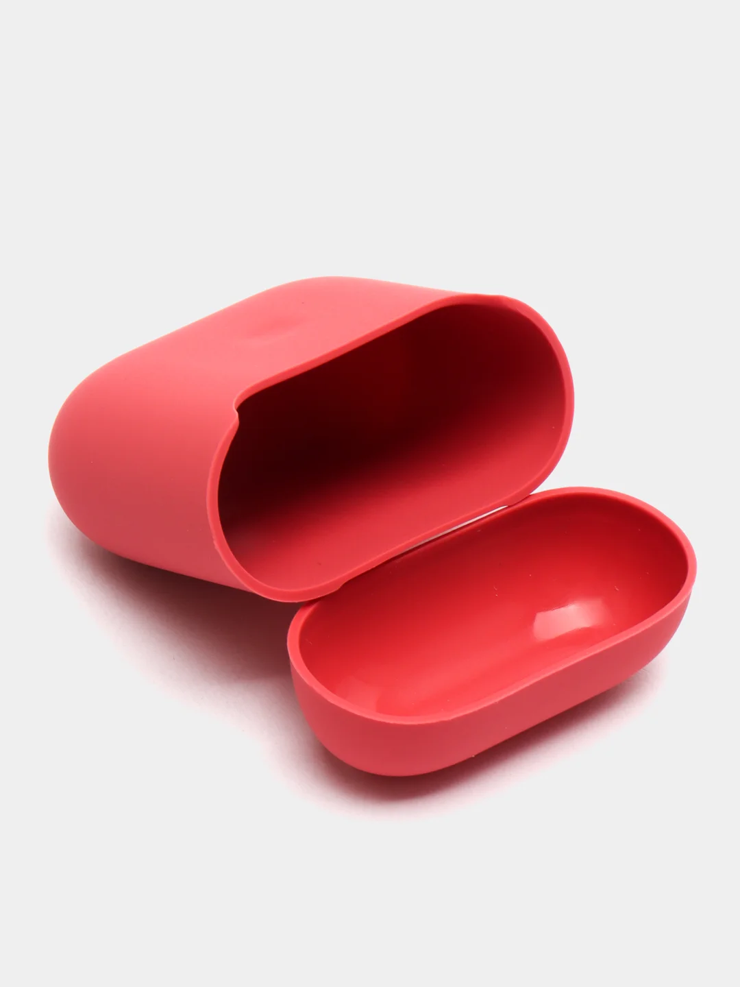 Бордовый силиконовый чехол AA для наушников Apple Airpods 1/2