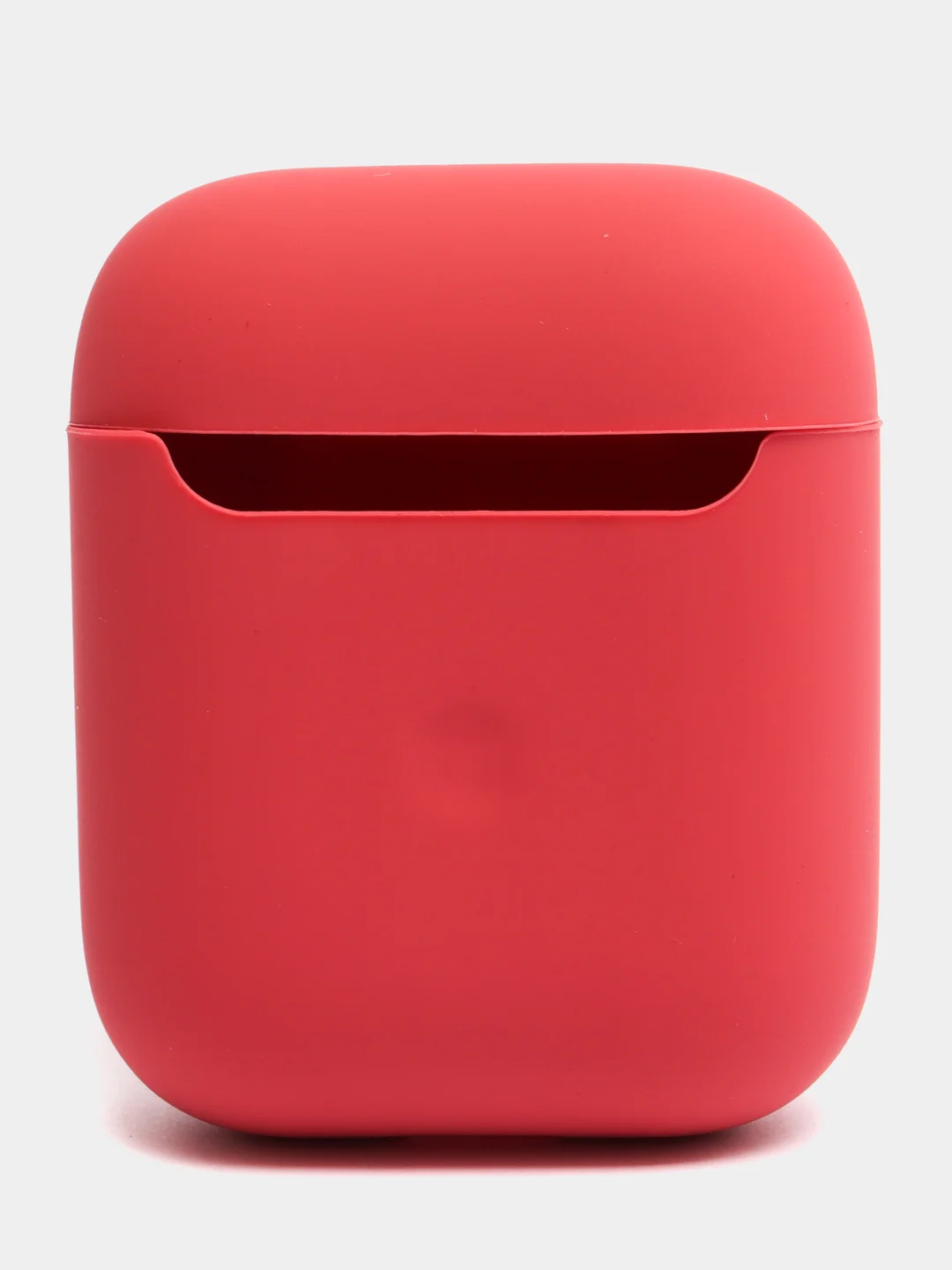 Бордовый силиконовый чехол AA для наушников Apple Airpods 1/2