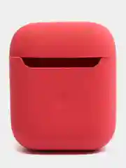 Бордовый силиконовый чехол AA для наушников Apple Airpods 1/2