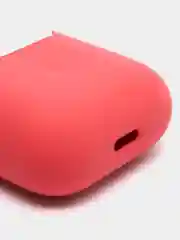 Бордовый силиконовый чехол AA для наушников Apple Airpods 1/2