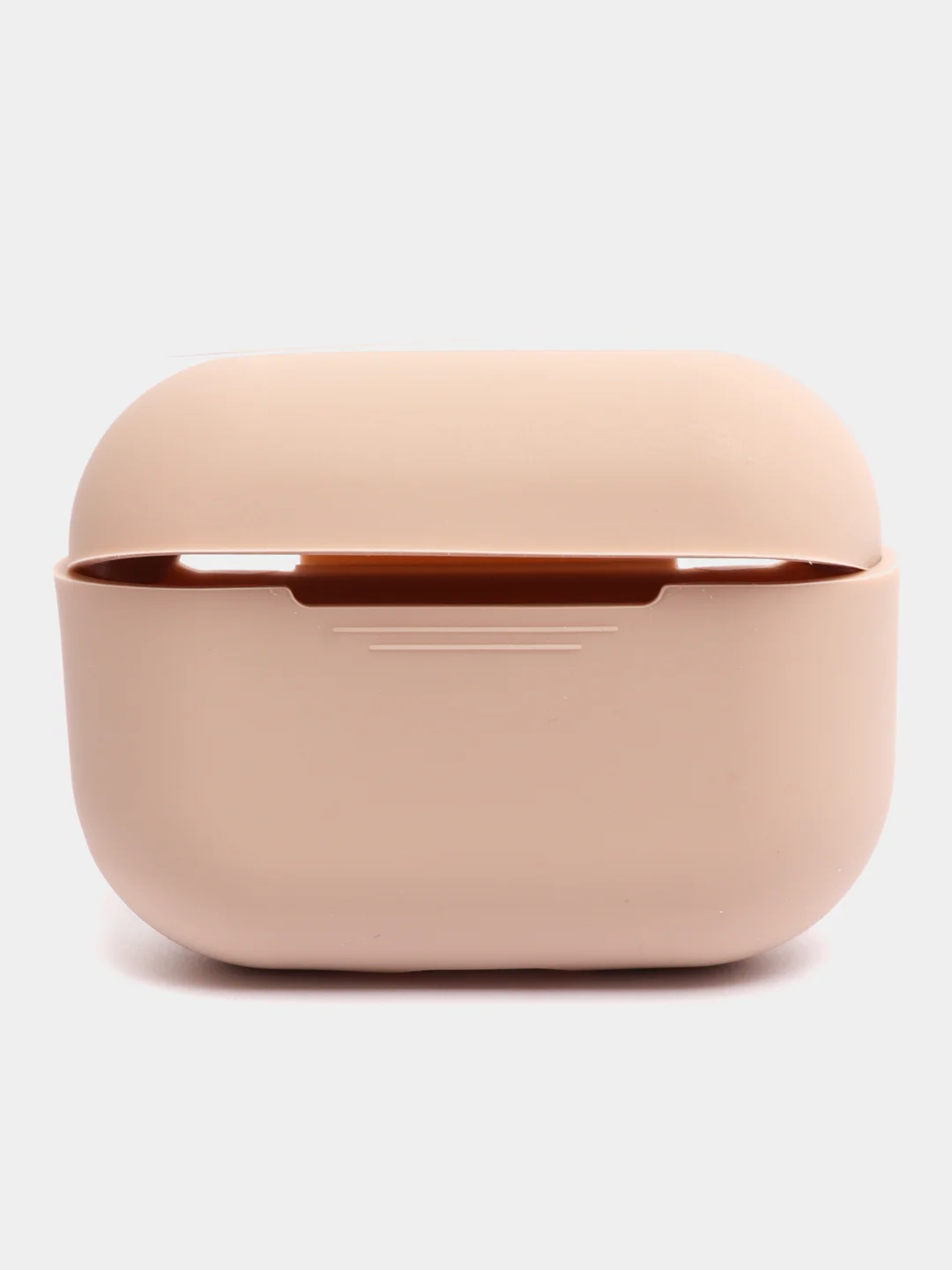 Бежевый меланж силиконовый чехол BB для наушников Apple Airpods Pro 1/2