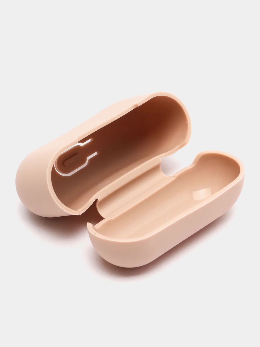 Бежевый меланж силиконовый чехол BB для наушников Apple Airpods Pro 1/2