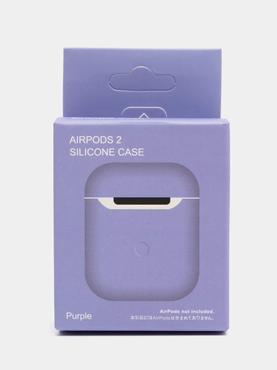 Лавандовый силиконовый чехол AA для наушников Apple Airpods 1/2