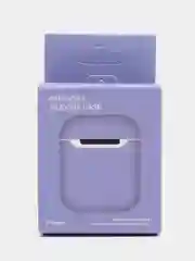 Лавандовый силиконовый чехол AA для наушников Apple Airpods 1/2