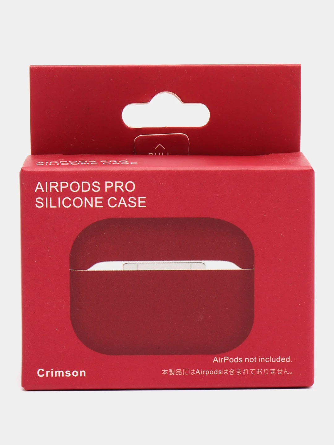 Багровый силиконовый чехол BB для наушников Apple Airpods Pro 1/2