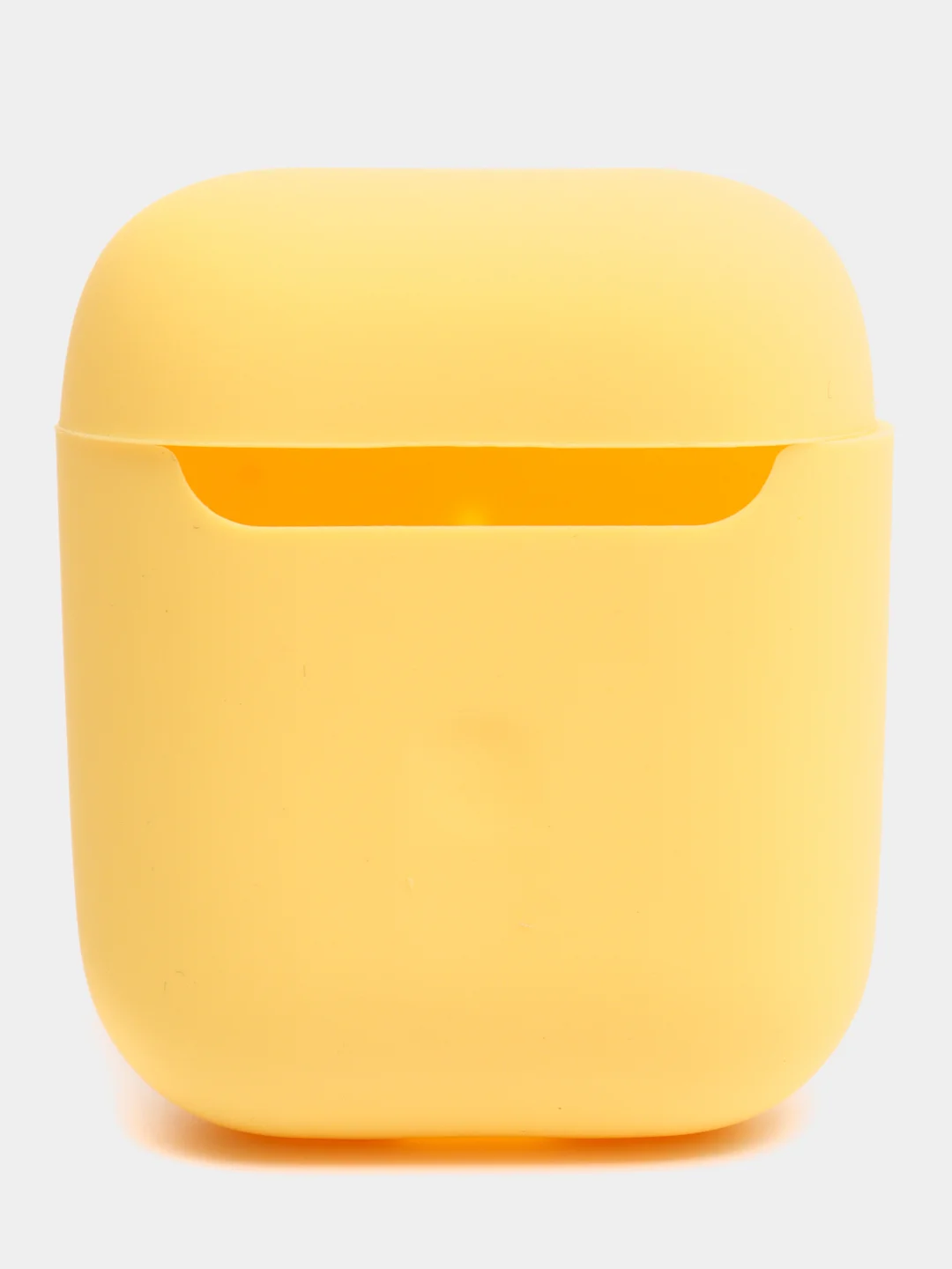 Желтый силиконовый чехол AA для наушников Apple Airpods 1/2