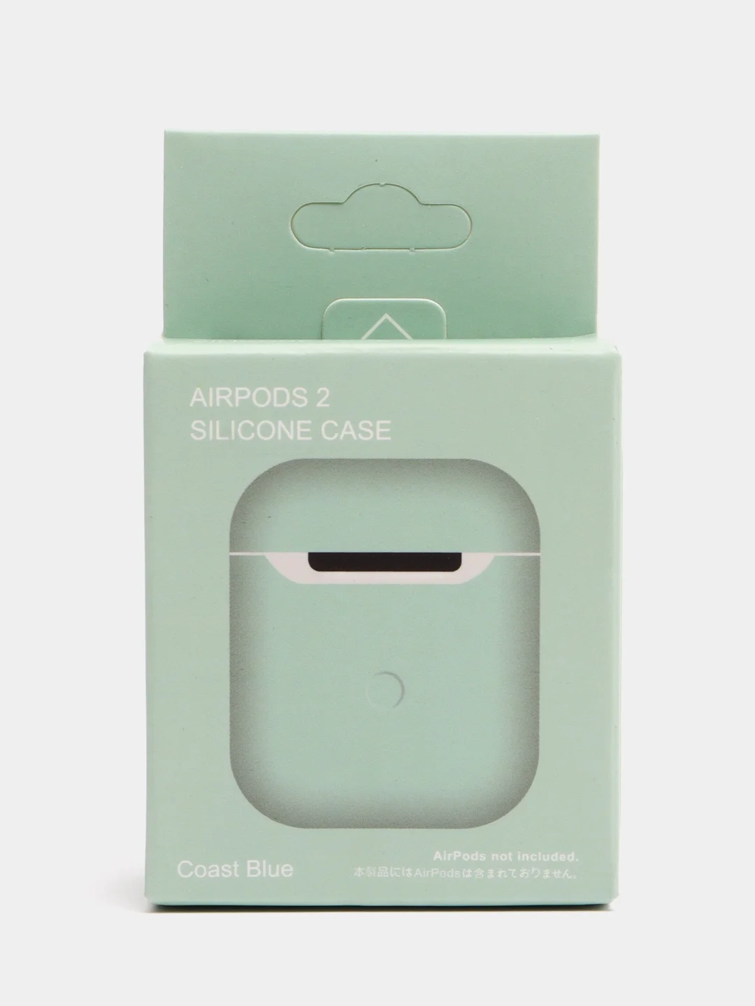 Мятный силиконовый чехол AA для наушников Apple Airpods 1/2