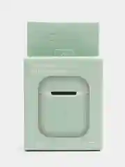 Мятный силиконовый чехол AA для наушников Apple Airpods 1/2