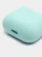 Мятный силиконовый чехол AA для наушников Apple Airpods 1/2