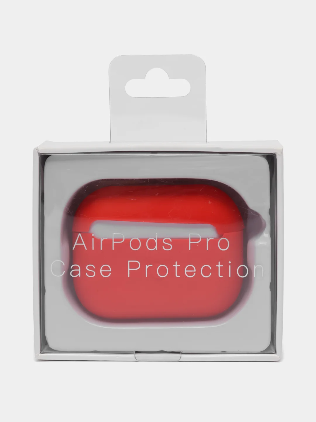 Красный силиконовый чехол DD для наушников Apple Airpods Pro 1/2