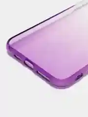 Чехол силиконовый для iPhone 11 Pro Max, прозрачный, градиент фиолетовый, LuxCase