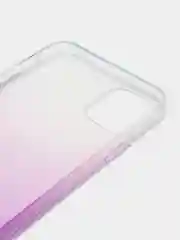 Чехол силиконовый для iPhone 11 Pro Max, прозрачный, градиент фиолетовый, LuxCase