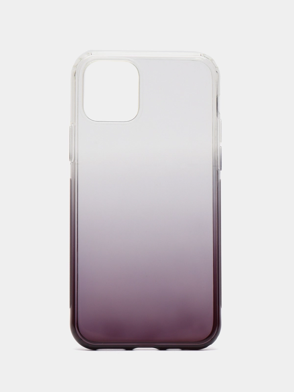 Чехол силиконовый для iPhone 11 Pro, накладка, бампер, градиент черный, Hardiz