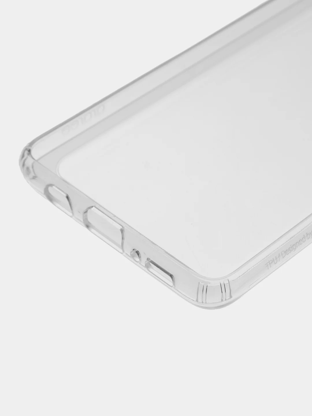 Прозрачный чехол силиконовый для Samsung Galaxy A71 накладка бампер черный / прозрачный Araree